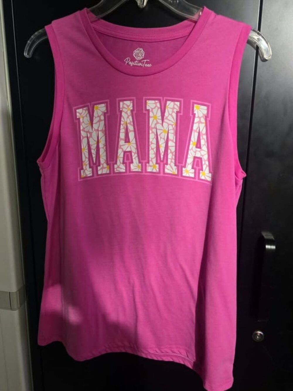PositiviTees MAMA Muscle Tank Top Size L (12-14)